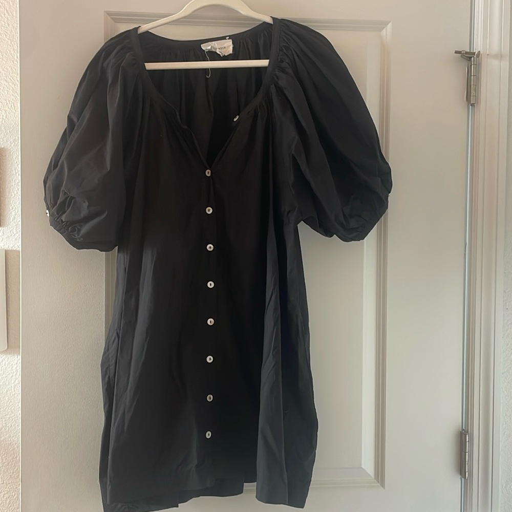 Pommander Place Black Sun Dress